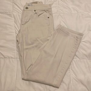 white jeans